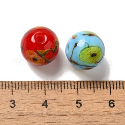 Бусы лэмпворк ручной работы LAMP-G162-08A-01