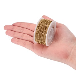 Шариковые цепи из нержавеющей стали 304 с ионным покрытием (IP) ручной работы STAS-F136-15G-10m