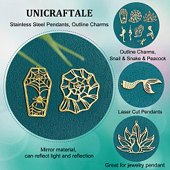 8 шт. 8 подвески из нержавеющей стали 201&nbsp;STAS-UN0040-84