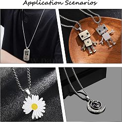 40 шт. 2-х цветные дужки из нержавеющей стали 304 STAS-UN0026-70