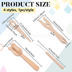 2 telaio per maglieria in legno&nbsp;DIY-BC0017-83
