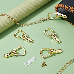 6 комплект застежек из сплава&nbsp;PURS-WR0001-06