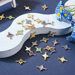 48 шт. 12 стиля подвески-соединители из эмалированного сплава с покрытием стойки&nbsp;FIND-TA0002-85