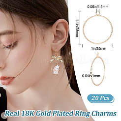 20шт латунные подвески KK-BBC0011-56