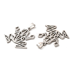 Подвески-оригами из нержавеющей стали 201&nbsp;X-STAS-K251-044P