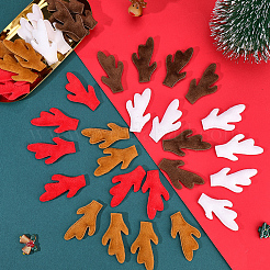 40 шт. 4-цветная плюшевая ветка снеговика в форме рога&nbsp;DOLL-GF0001-09