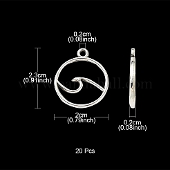 20 шт. Подвески из сплава в тибетском стиле TIBE-YW0001-27