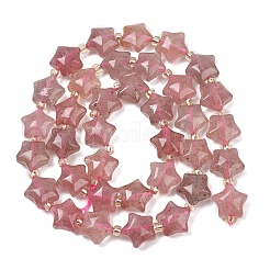 Природного кварца клубники нитей бисера G-Z080-A19-10mm