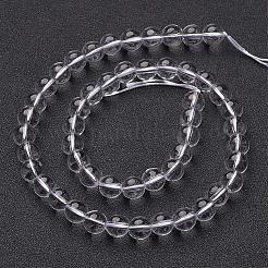 Синтетический кристалл кварца бусины нити GSR8mmA039-1