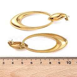 Boucles d'oreilles pendantes en acier inoxydable 304&nbsp;EJEW-K330-07G