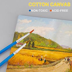 Panneaux de toile de peinture en bois et coton&nbsp;DIY-NB0001-71A-01
