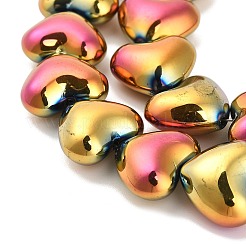 Стеклянные бусины с гальваническим покрытием &nbsp;EGLA-B008-01A-FP01