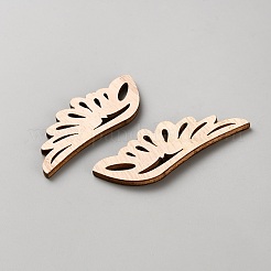 Kupfer Holz Cabochons&nbsp;WOOD-WH0049-02A