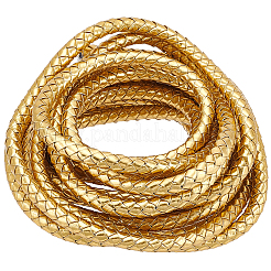 5 m geflochtenes rundes Schmuckband aus PU-Leder&nbsp;OCOR-GF0005-92B