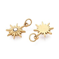 Подвески из нержавеющей стали 304 со стразами&nbsp;STAS-B093-01G