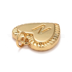 Ciondoli in vero ottone placcato oro 18k con placcatura a cremagliera&nbsp;KK-E260-01G-N