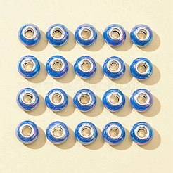 20шт европейские бусины из непрозрачной смолы RPDL-FS0001-01