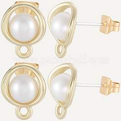 20 шт. Сплав серьги-гвоздики FIND-BBC0004-35