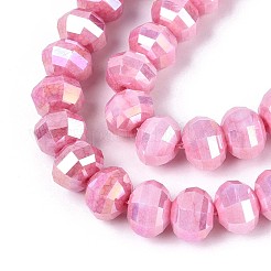 Brins de perles de verre électrolytiques anti-ternissement&nbsp;GLAA-T025-8mm-19C