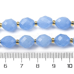 Бусины из натурального белого нефрита G-D305-B01-01D