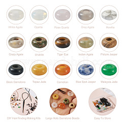 Наборы для самостоятельного изготовления накладок для волос DIY-FW0001-30