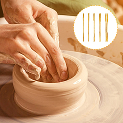 Латунный дырокол для керамического цветочного горшка AJEW-WH0504-68C