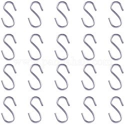304 Hakenbefestigung aus Edelstahl, Edelstahl Farbe, 27x12x2 mm, 100 Stück / Set
