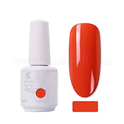 15 ml spezielles Nagelgel, für Nail Art Stempeldruck, Lack Maniküre Starter Kit, orange rot, Flasche: 34x80mm