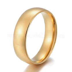 304 anelli a fascia piatta in acciaio inossidabile, oro, formato 5~12, diametro interno: 15~22mm, 6mm