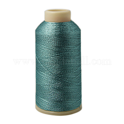 Metallic Thread, Embroidery Thread, 3-Ply, Sky Blue, 0.4mm, about 1093.61 yards(1000m)/roll