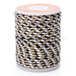 4-Ply Polycotton Cord, Handmade Macrame Cotton Rope, for String Wall Hangings Plant Hanger, DIY Craft String Knitting, Gray, 1.5mm, about 4.3 yards(4m)/roll