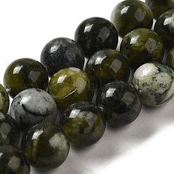 Xiu naturale perle di giada fili, tondo, 12~12.5mm, Foro: 1.6 mm, circa 32pcs/filo, 15.28'' (38.8 cm)