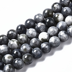 Chapelets de perles en labradorite naturelle , ronde, 6mm, Trou: 0.7mm, Environ 65 pcs/chapelet, 15.35 pouce (39 cm)