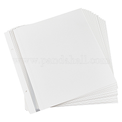 PVC- und Papierklebstoff füllt Innenseiten nach, für 2 Ringbuch-Fotoalben, mit Laminierung, Rechteck, weiß, 315x325x0.5 mm, Bohrung: 6 mm