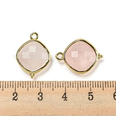 Природного розового кварца подвески G-M431-12G-02-1