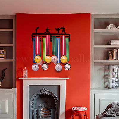 Модная железная вешалка для медалей ODIS-WH0021-249-1