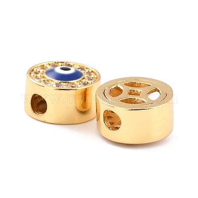 Латунные микропаве из прозрачного кубического циркония ZIRC-Z017-02G-1