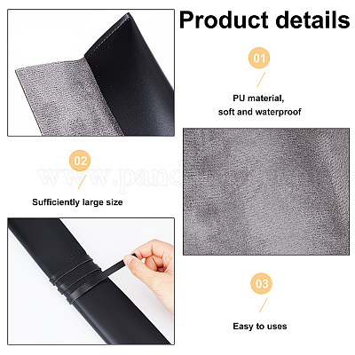 2 шт. 2-цветный чехол для хранения палочек из искусственной кожи AJEW-OC0005-12-1