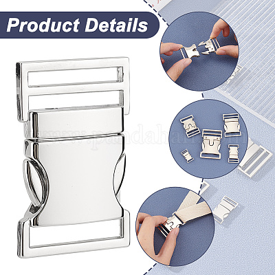 10 шт. 5-х стилевые литые пряжки с боковым креплением FIND-OC0003-09-1