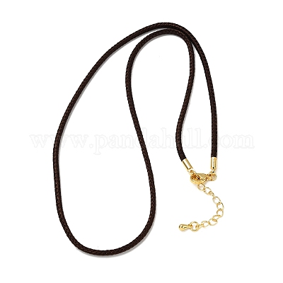 Изготовление ожерелья из плетеного нейлонового шнура толщиной 2.5 мм FIND-G095-01G-09-1