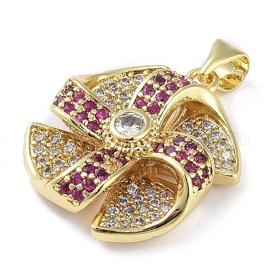 Стойки обшивки латунь микро проложить Циркон подвеску KK-K341-49G-01-1