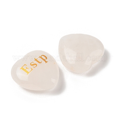 Натуральный кварцевый кристалл с гравировкой сердца G-K353-05J-1