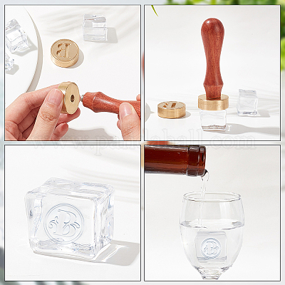 2 шт. 2 стиля латунных штамповочных головок DIY-CP0007-67-1