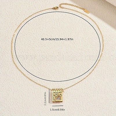 Ожерелья из нержавеющей стали с подвеской в форме сердца WV7130-1