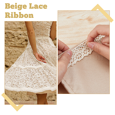20 ярд хлопковой кружевной ленты 2 стилей OCOR-DC0001-14-1