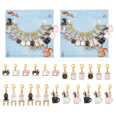 Швейная машина/чашка для ручек/часы HJEW-AB00438-1