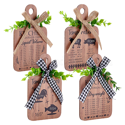 Деревянная подвеска HJEW-WH0074-023-1