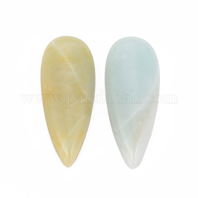 Натуральные цветочные кабошоны из амазонита G-N326-123B-1