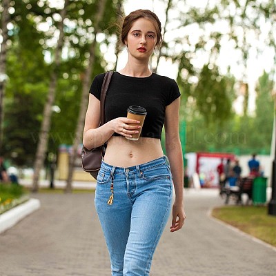 Съемная латунная тыква подвесное украшение фэн-шуй для богатства и успеха KEYC-WH0036-17G-1