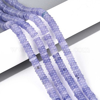 Окрашенные природные белый нефрит бисер пряди G-T142-6mm-05G-1